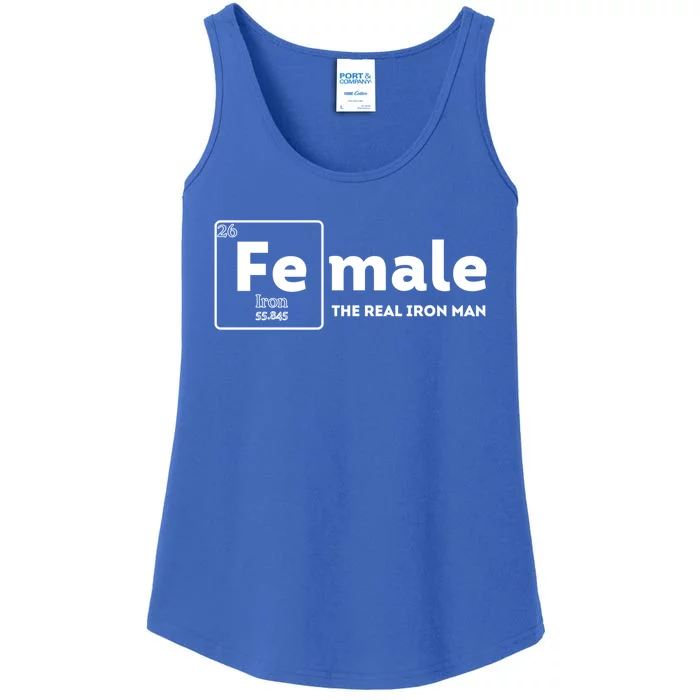 Female The Real Iron Feminist Equal Rights Gift Ladies Essential Tank