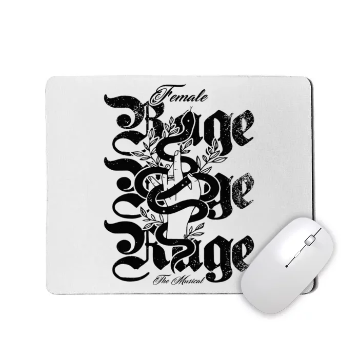 Female Taylor Rage Girl Retro Taylor First Name Mousepad