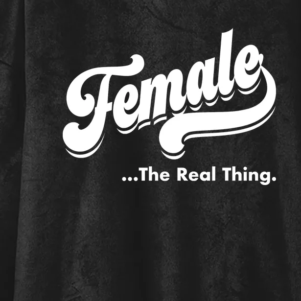 Female The Real Thing Hooded Wearable Blanket