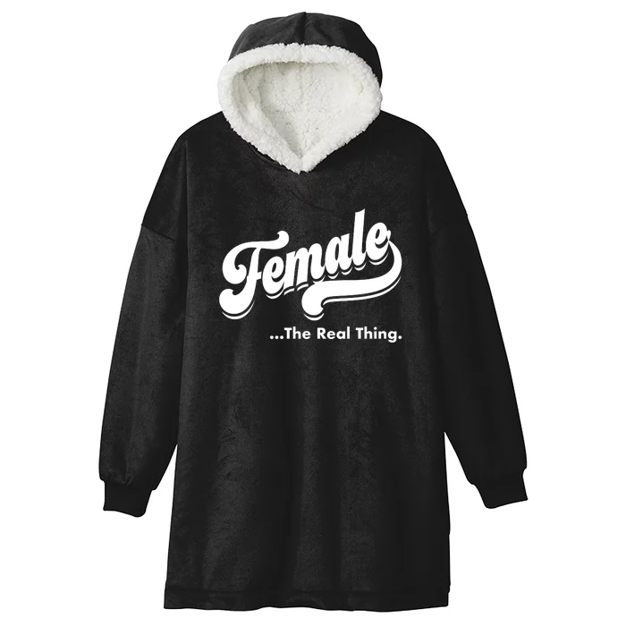 Female The Real Thing Hooded Wearable Blanket