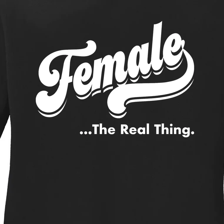 Female The Real Thing Ladies Long Sleeve Shirt