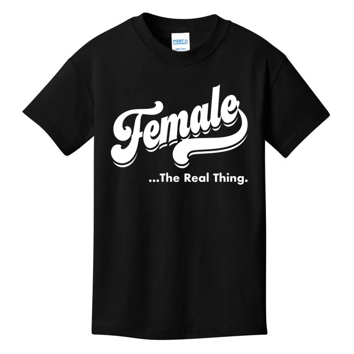 Female The Real Thing Kids T-Shirt