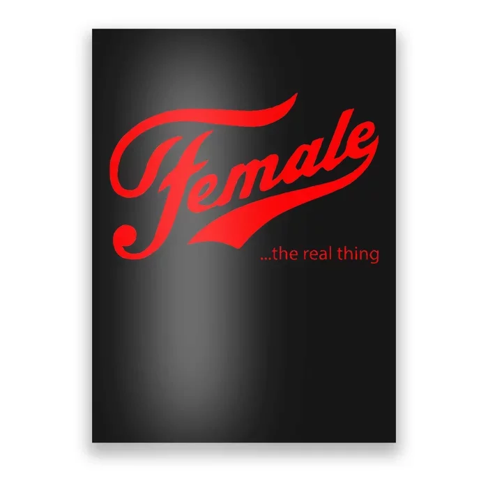 Female The Real Thing Poster