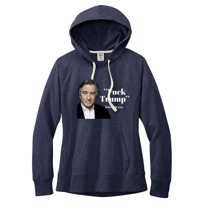 Fuck Trump Robert Di Nero Women's Fleece Hoodie