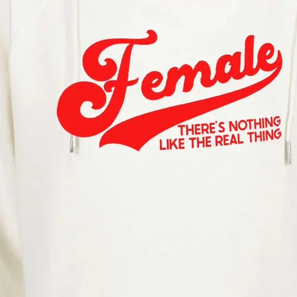 Female The Real Thing Womens Funnel Neck Pullover Hood