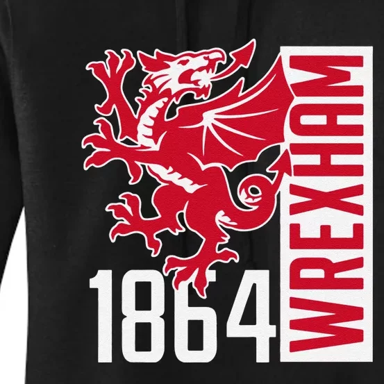 Funny The Red Dragons Wrexham Fc Football Club Wrexham Gift Women's Pullover Hoodie