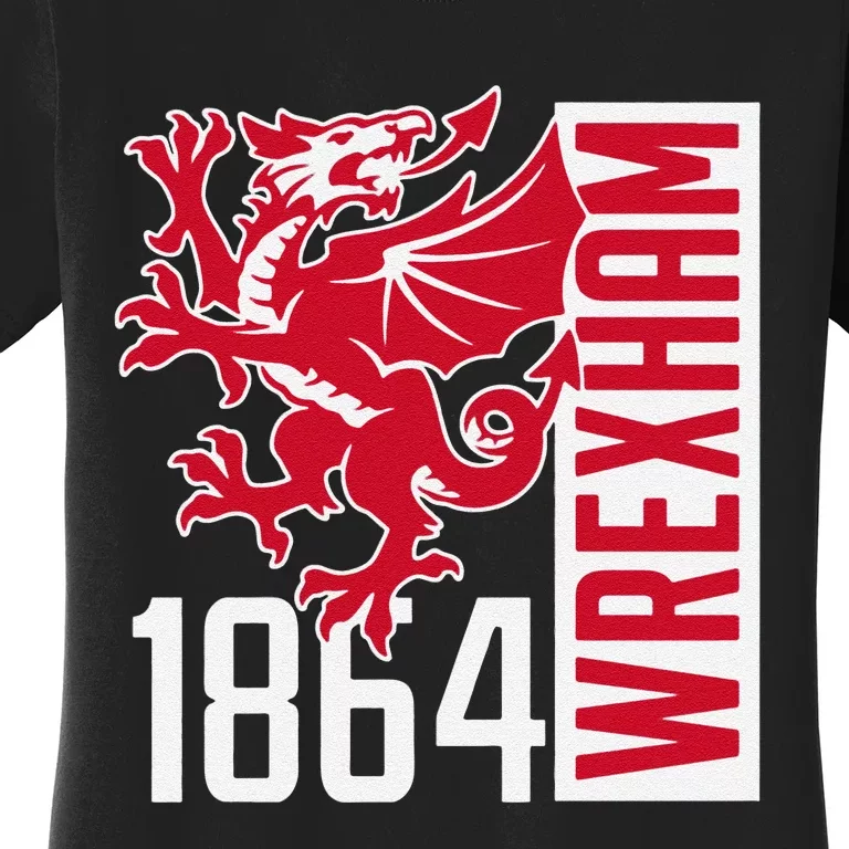 Funny The Red Dragons Wrexham Fc Football Club Wrexham Gift Women's T-Shirt