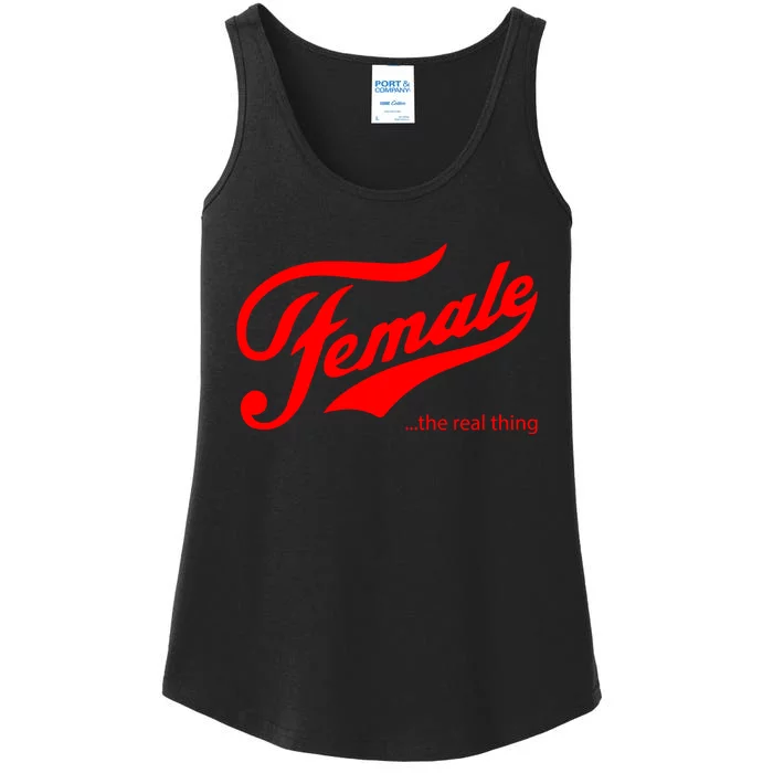 Female The Real Thing Ladies Essential Tank