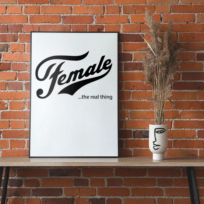 Female The Real Thing Poster