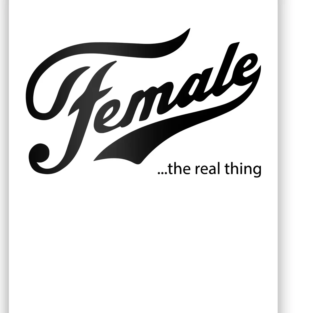 Female The Real Thing Poster