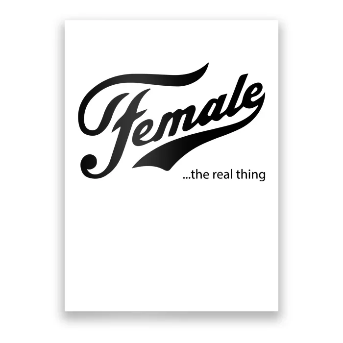 Female The Real Thing Poster