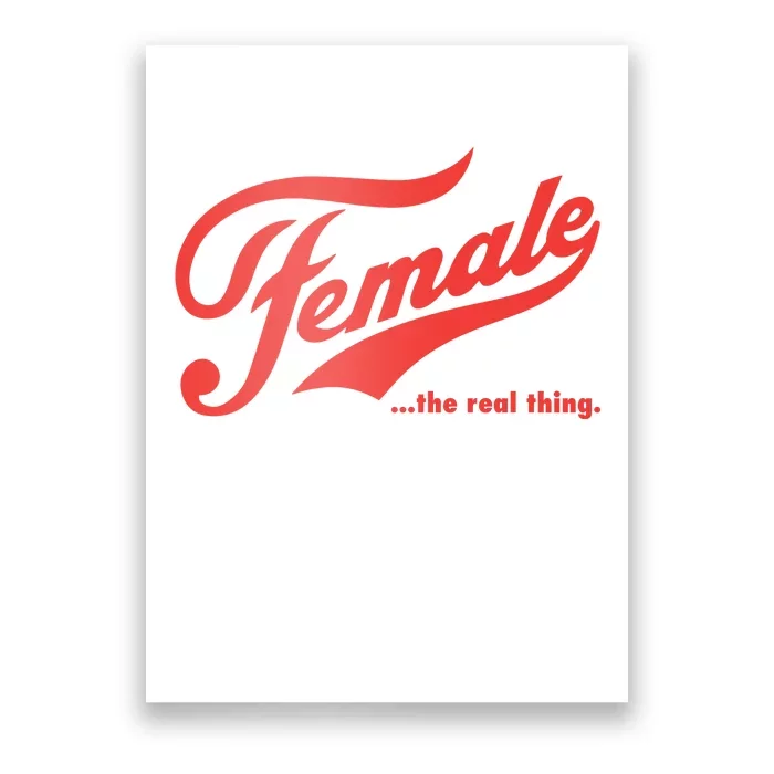 Female The Real Thing Poster