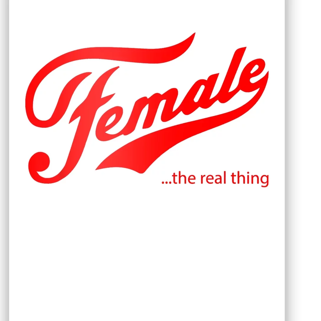 Female The Real Thing Poster