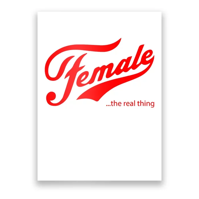 Female The Real Thing Poster