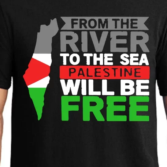 From The River To The Sea Palestine Will Be Free Pajama Set