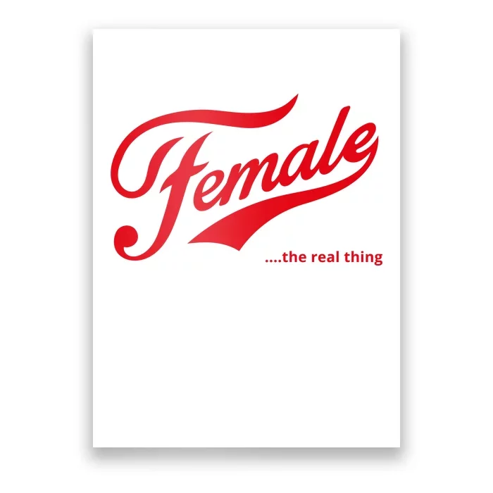 Female The Real Thing Poster