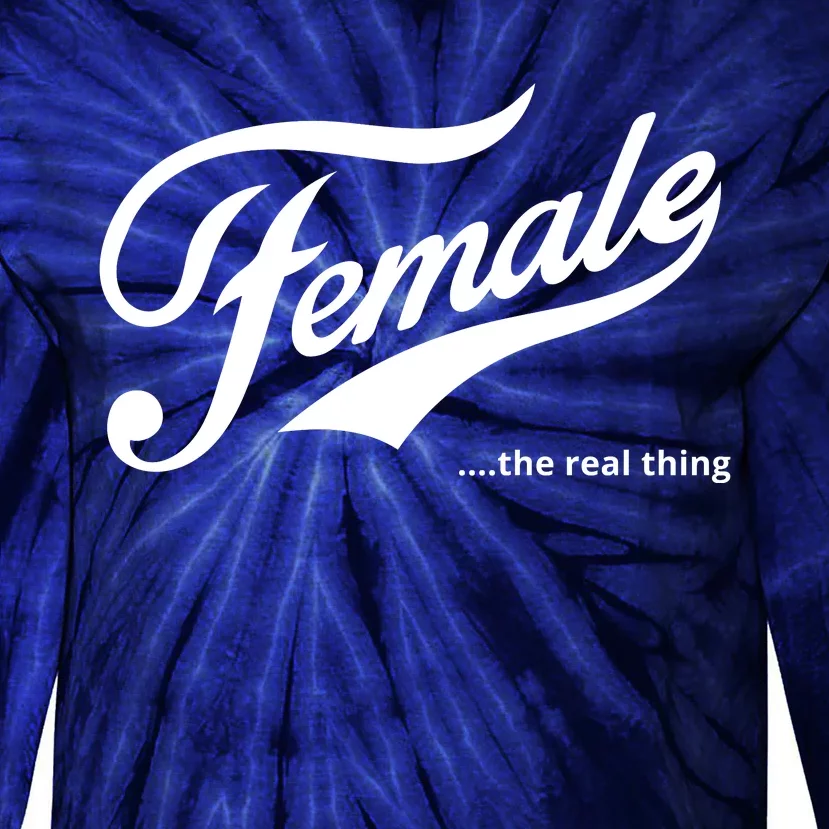 Female The Real Thing Tie-Dye Long Sleeve Shirt