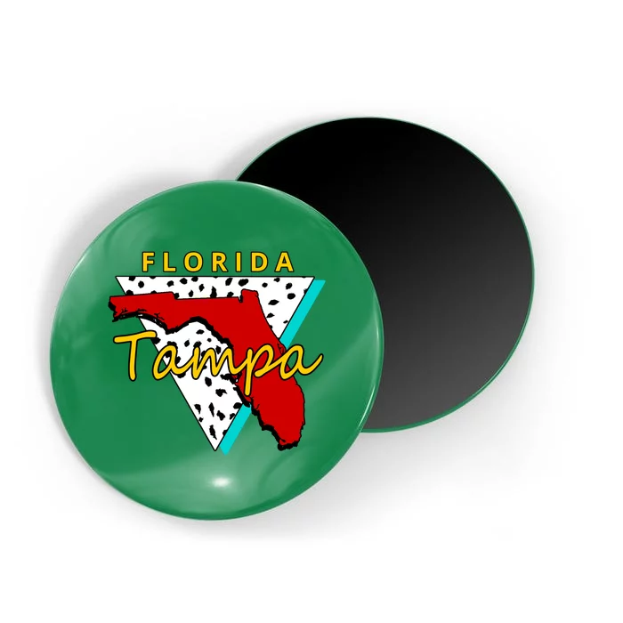 Florida Tampa Retro Magnet