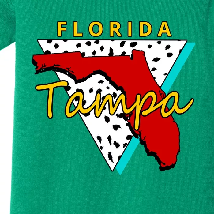 Florida Tampa Retro Baby Bodysuit