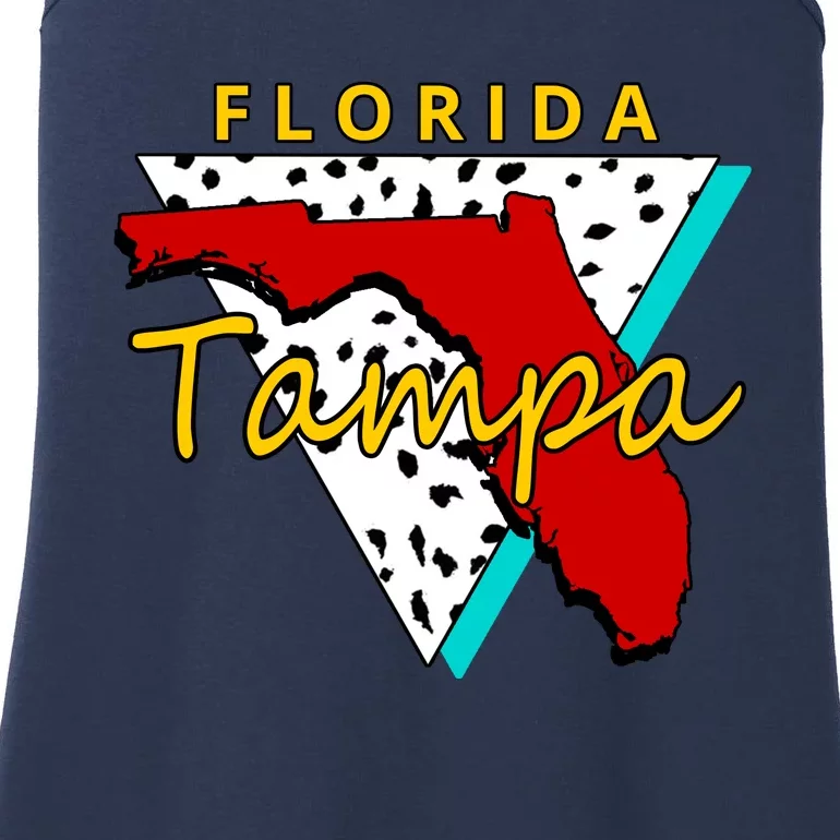 Florida Tampa Retro Ladies Essential Tank