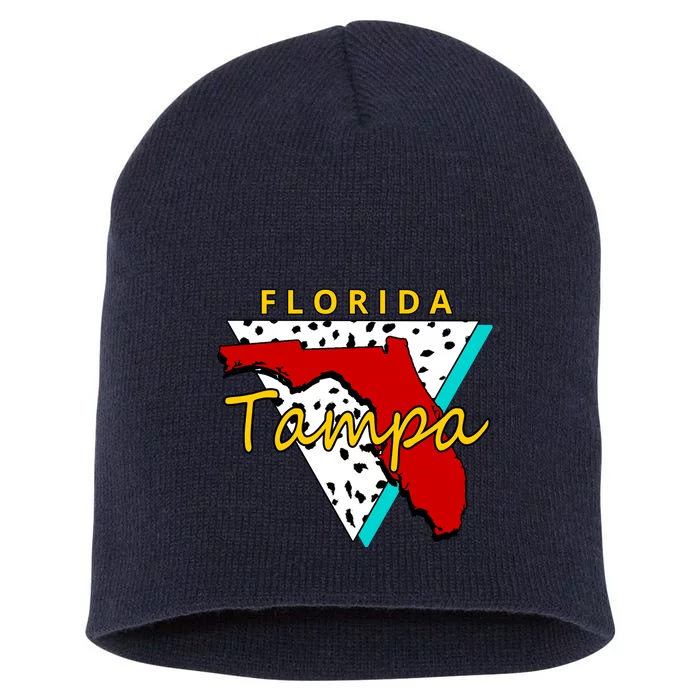 Florida Tampa Retro Short Acrylic Beanie