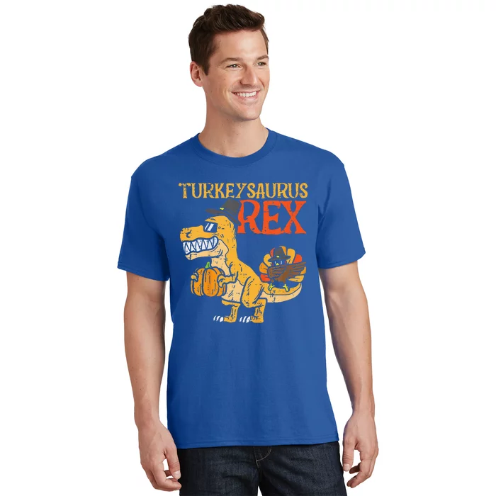 Funny Turkeysaurus Rex Dab Turkey Dino Thanksgiving T-Shirt