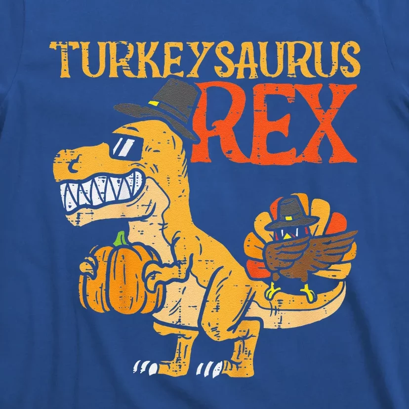 Funny Turkeysaurus Rex Dab Turkey Dino Thanksgiving T-Shirt