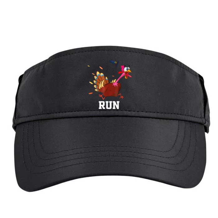 Funny Turkey Run Costume Thanksgiving Running Turkey Trot Adult Drive Performance Visor