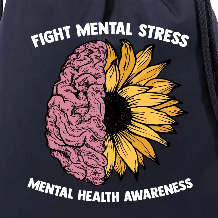 Fight Tal Stress Tal Stress Awareness Tal Health Gift Drawstring Bag