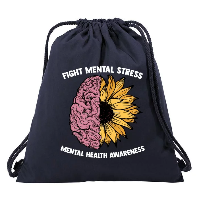 Fight Tal Stress Tal Stress Awareness Tal Health Gift Drawstring Bag