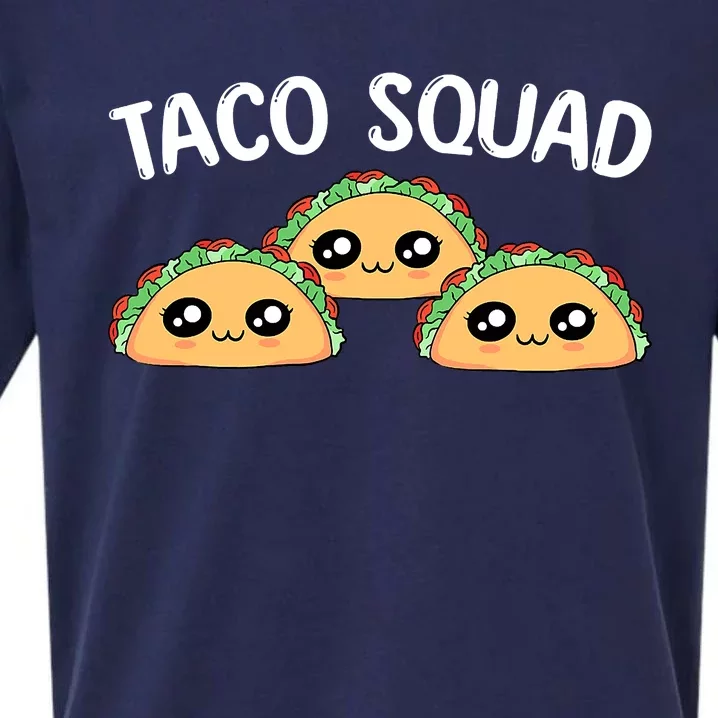 Funny Taco Squad Cute Mexican Food Lover Tee Gifts Sueded Cloud Jersey T-Shirt