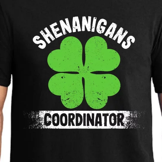 Funny Teacher St Patrick's Day Irish Shenanigans Coordinator Pajama Set