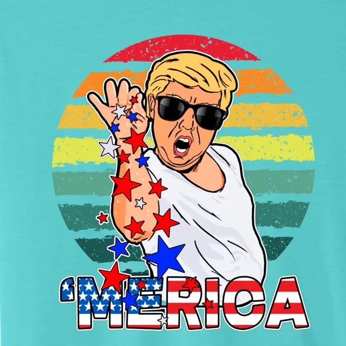 Funny Trump Salt Merica Freedom 4th Of July Great Gift ChromaSoft Performance T-Shirt