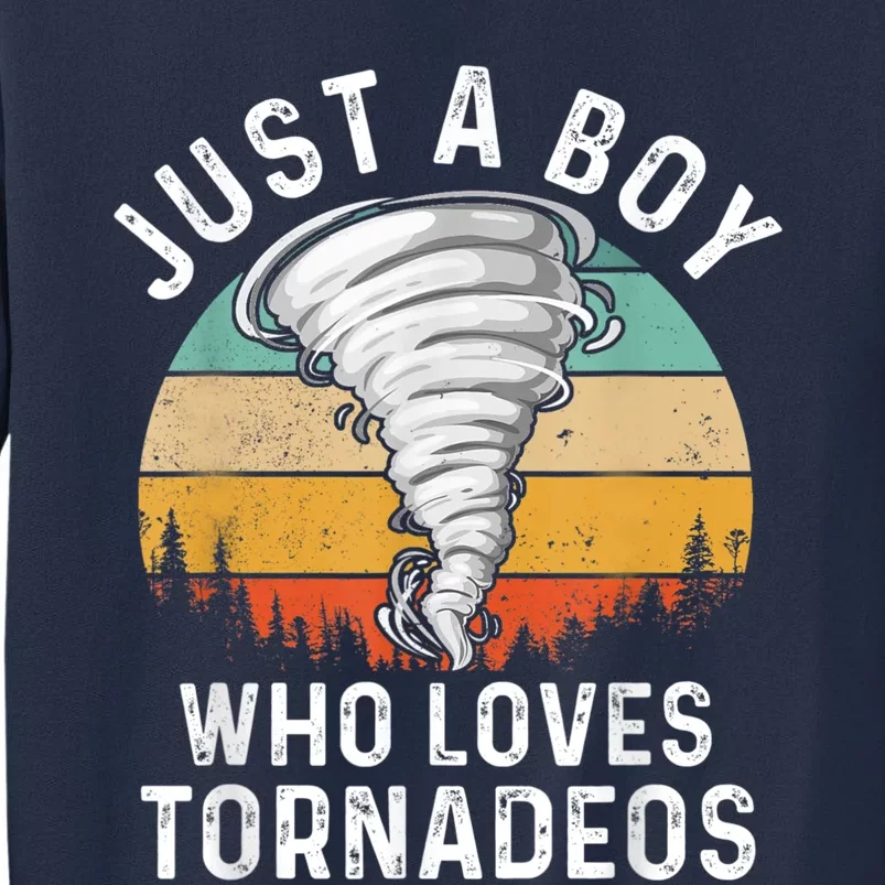 Funny Tornado Storm Chasing Twister Hurricane Boys Sweatshirt