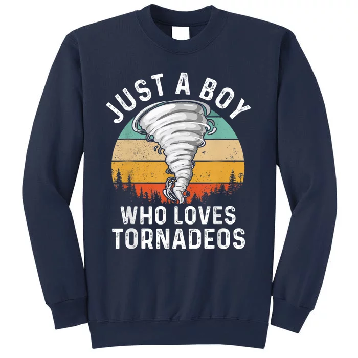 Funny Tornado Storm Chasing Twister Hurricane Boys Sweatshirt