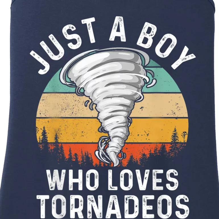 Funny Tornado Storm Chasing Twister Hurricane Boys Ladies Essential Tank