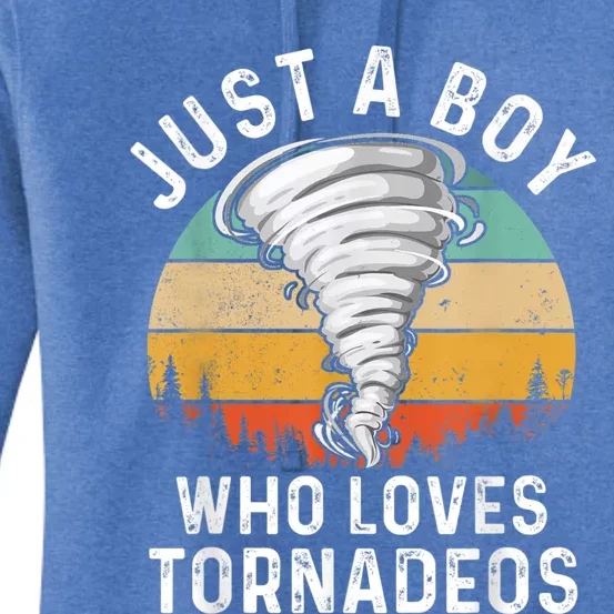 Funny Tornado Storm Chasing Twister Hurricane Boys Women's Pullover Hoodie