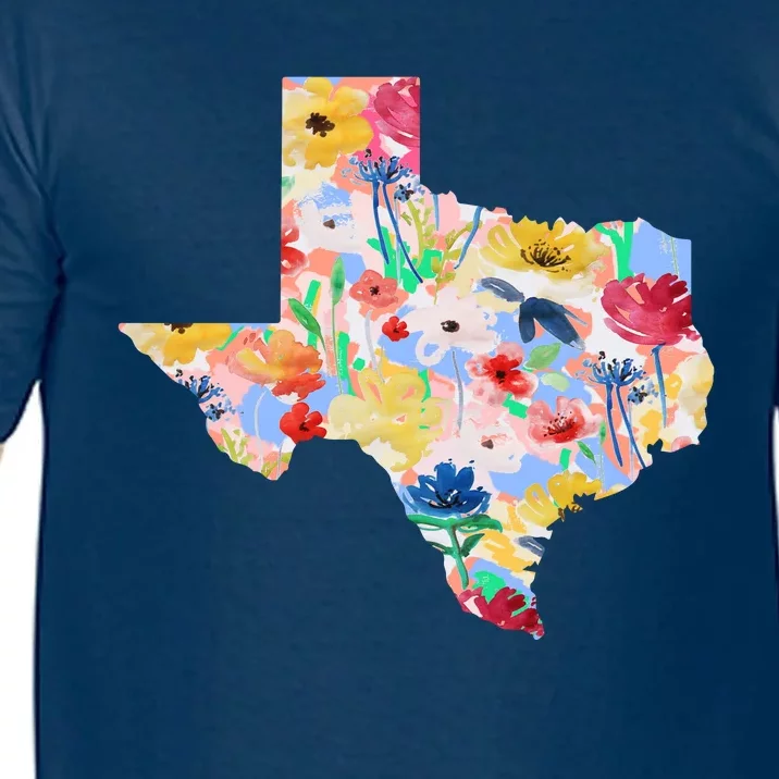 Flower Texas State Floral Design Comfort Colors T-Shirt