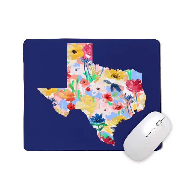 Flower Texas State Floral Design Mousepad