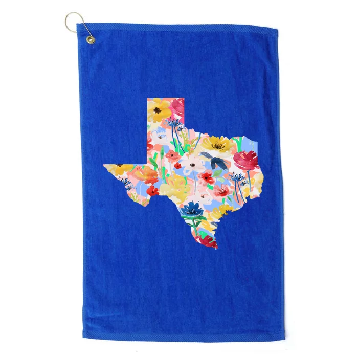 Flower Texas State Floral Design Platinum Collection Golf Towel