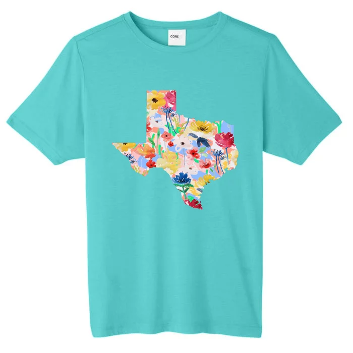 Flower Texas State Floral Design ChromaSoft Performance T-Shirt