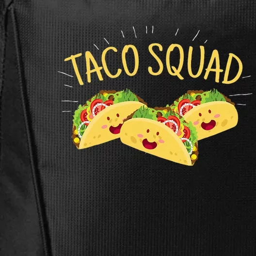 Funny Taco Squad Cute Mexican Food Lover Tee Gift City Backpack