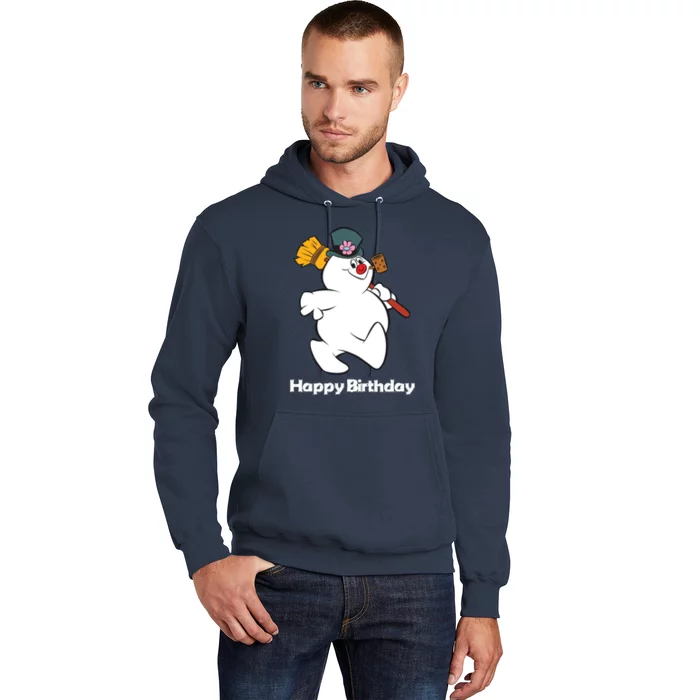 Frosty The Snowman Happy Birthday Christmas Graphic Hoodie