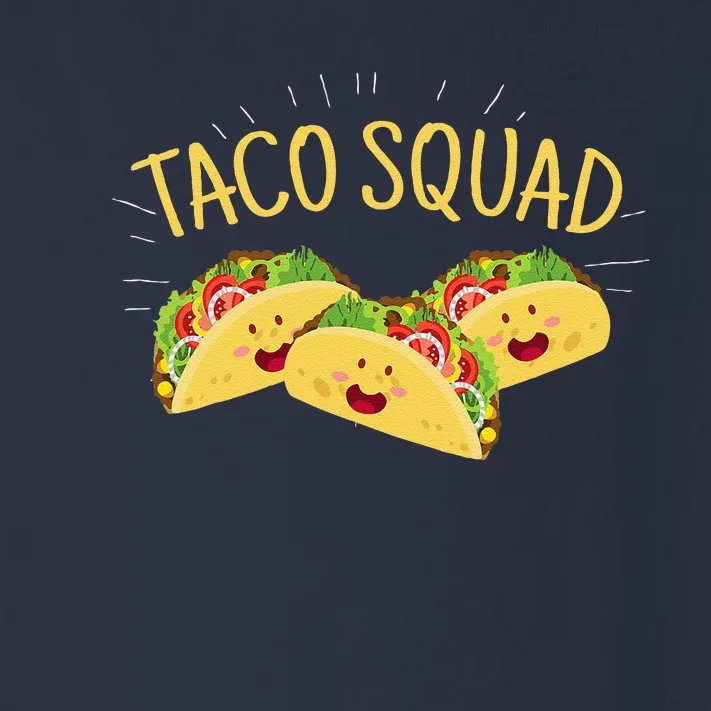 Funny Taco Squad Cute Mexican Food Lover Toddler Long Sleeve Shirt