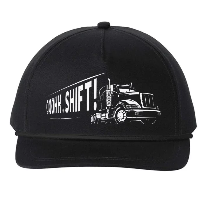 Funny Truck Semi Truck Driver CDL Truck Driver OTR Trucker Snapback Five-Panel Rope Hat