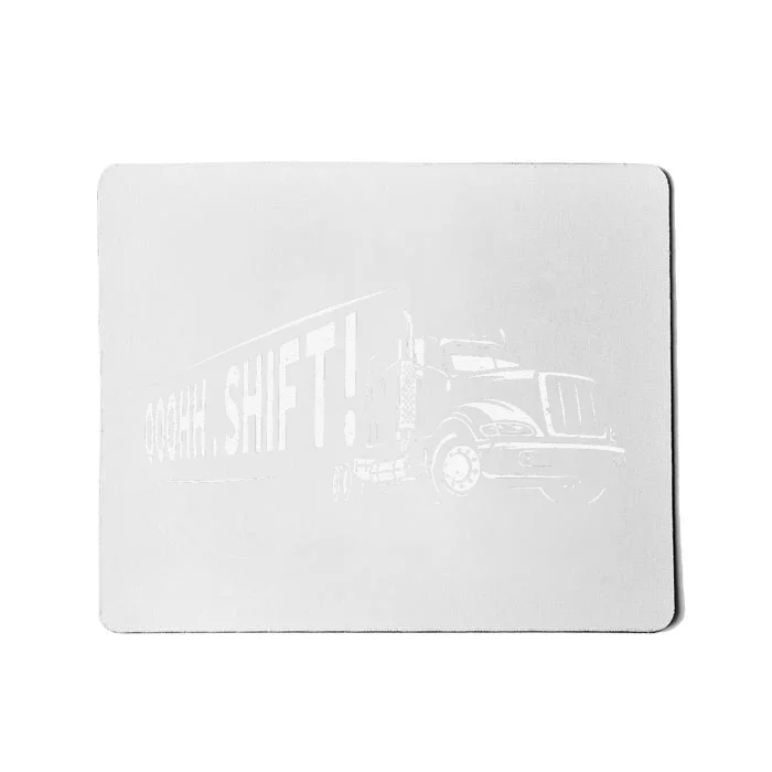 Funny Truck Semi Truck Driver CDL Truck Driver OTR Trucker Mousepad