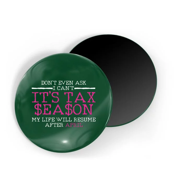 Funny Tax Season Accountant Taxation Gift Magnet