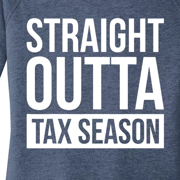 Funny Tax Season Gift Idea Tax Accountant Tax Women's Perfect Tri Tunic Long Sleeve Shirt