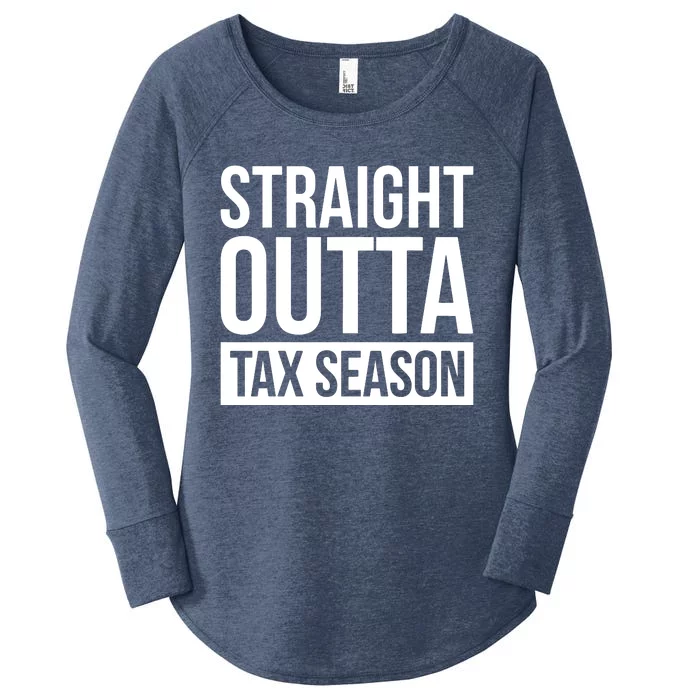 Funny Tax Season Gift Idea Tax Accountant Tax Women's Perfect Tri Tunic Long Sleeve Shirt