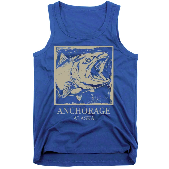 Fishing Town Souvenir Anchorage Alaska Gift Tank Top